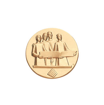 Music Choir Litho Medal Insert - Click to enlarge