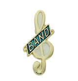 Music Clef - Band Pins