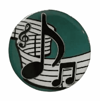 Music - 2" Epoxy Insert - Click to enlarge