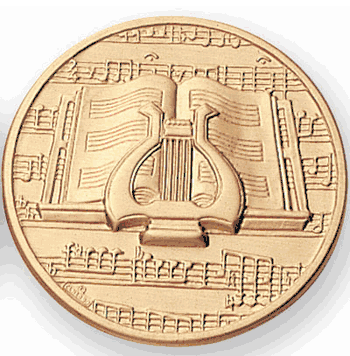 Music GENERAL Litho Medal Insert - Click to enlarge