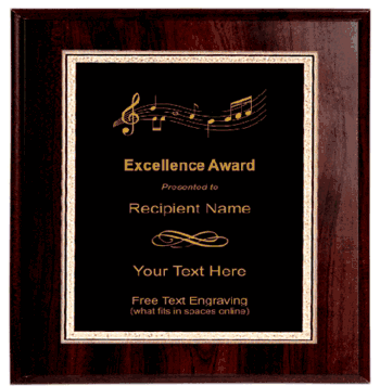 Music Plaque - Click to enlarge