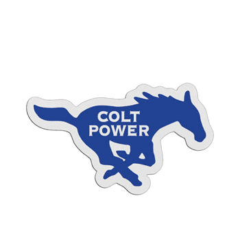 Mustang Mascot Badge - Click to enlarge