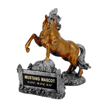 Mustang Mascot Trophy - Click to enlarge