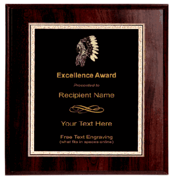 Native American Plaque - Click to enlarge