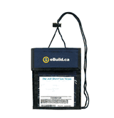 Neck Wallets & Badge Holders - Navy Blue