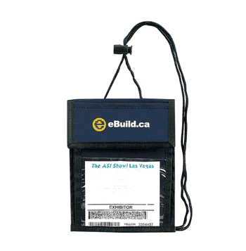 Neck Wallets & Badge Holders - Navy Blue - Click to enlarge