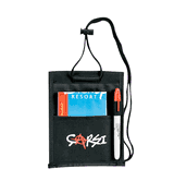 Neck Wallets & Convention Badge Holders - Black