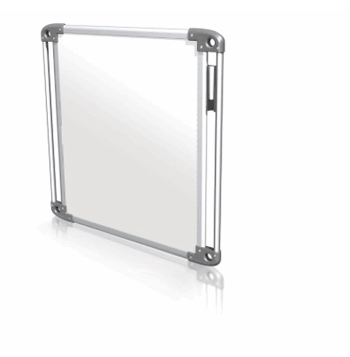 Nexus Double Sided Portable Whiteboard Tablet, 4 Boards, 28"H x 28"W - Click to enlarge