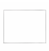 Non-Magnetic Dry Erase Board with Aluminum Frame, 18"H x 24"W