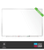 Non-Magnetic Dry Erase Board with Aluminum Frame, 4'H x 8'W - 3