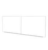 Non-Magnetic Dry Erase Board with Aluminum Frame, 4'H x 12'W