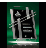 Nova Suspended Glass Plaque