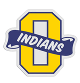 O-Shaped Mascot Badge with Choice of Back