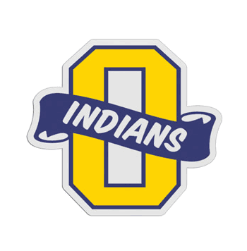 O-Shaped Mascot Badge with Choice of Back - Click to enlarge