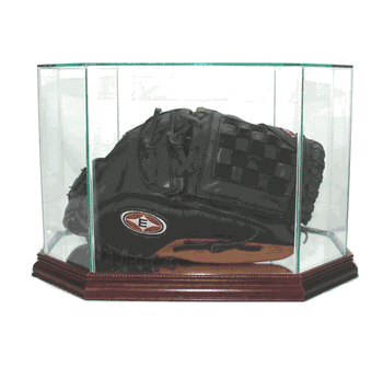 Octagon Glove Glass Display Case - Click to enlarge
