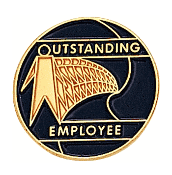 Outstanding Employee Pins - Click to enlarge