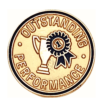 Outstanding Performance Lapel Pin (BR Series) - Click to enlarge