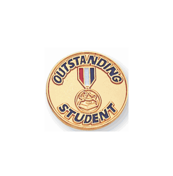 Outstanding Student Pin - 3/4" (BR Series) - Click to enlarge