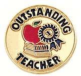 Outstanding Teacher Lapel Pin