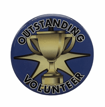 Outstanding Volunteer - 2" Epoxy Insert - Click to enlarge