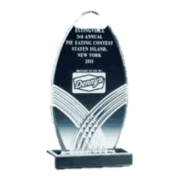 Oval Acrylic Trophy - Click to enlarge