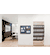 Ovation 2 Door Fabric Bulletin Board with Gray Frame, 3'H x 4'W, Black - 4
