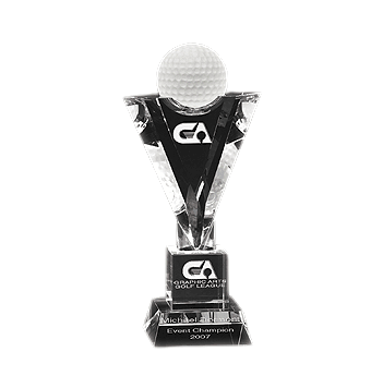 Oxford Golf Ball Trophy - Click to enlarge