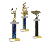 Deluxe Double Platform Trophy - Multiple Sizes
