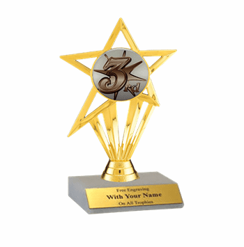 3rd Place Participation Insert Trophy - Click to enlarge