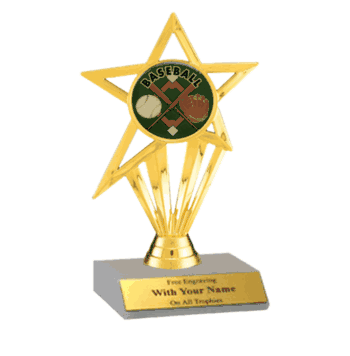 Participation Insert Trophy - Baseball - Click to enlarge