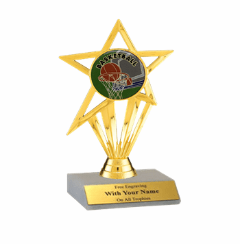 Basketball Participation Insert Trophy - Click to enlarge