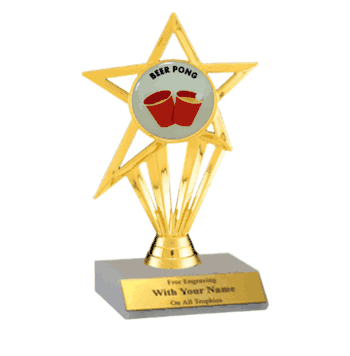 Participation Insert Trophy - Beer Pong - Click to enlarge