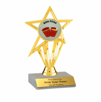 Participation Insert Beer Pong Trophy - Click to enlarge