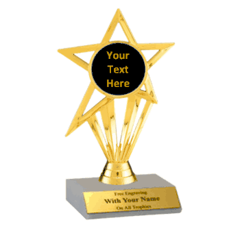 Participation Insert Trophy - Blank - Click to enlarge