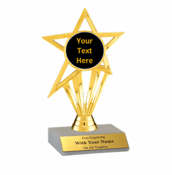 Blank Participation Insert Trophy - Click to enlarge