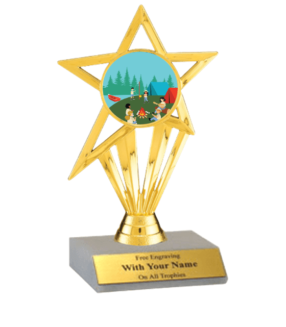 Participation Insert Trophy - Campers | TrophyCentral