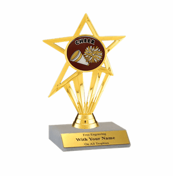 Cheerleading Participation Insert Trophy - Click to enlarge