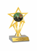 Cycling Participation Insert Trophy