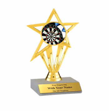 Darts Participation Insert Trophy - Click to enlarge