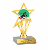 Downhill Skiing Participation Insert Trophy