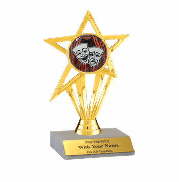Drama Participation Insert Trophy - Click to enlarge