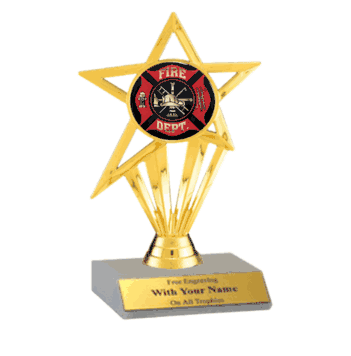 Participation Insert Trophy - Fire Department - Click to enlarge