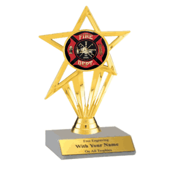 Participation Insert Trophy - Fire Department - Click to enlarge