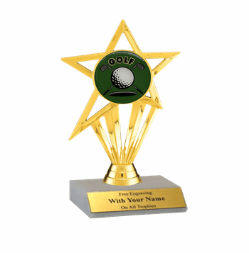Golf Participation Trophy with Insert - Click to enlarge