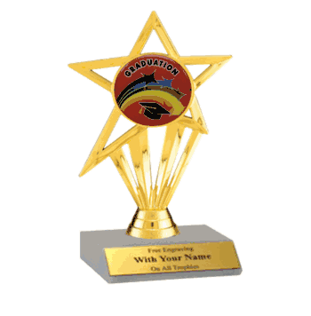Participation Insert Trophy - Graduation - Click to enlarge