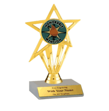 Participation Insert Trophy - Honorable Mention - Click to enlarge