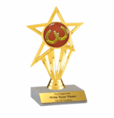 Horseshoes Participation Insert Trophy