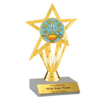 Participation Insert Trophy - Math - Click to enlarge