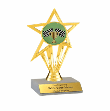 Racing Participation Insert Trophy - Click to enlarge