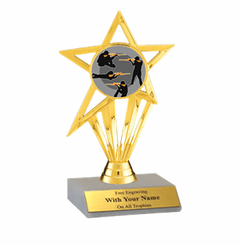 Shooting Participation Insert Trophy - Click to enlarge